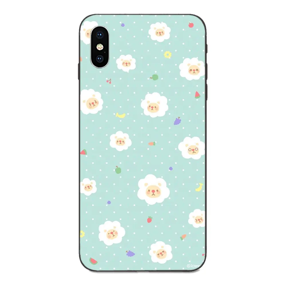 Мягкий чехол для Xiaomi mi x Max Note 2 2S 3 5X6 6X8 9T SE A1 A2 A3 CC9e Lite Play Pro F1 мультфильм nimal овечка