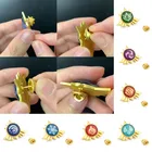 Брошь аниме на булавке Genshin Impact, металлическая брошь на булавке, значки, элемент Vision God's Eye Genshin, брошь на булавке для разбавленного рагвиндра