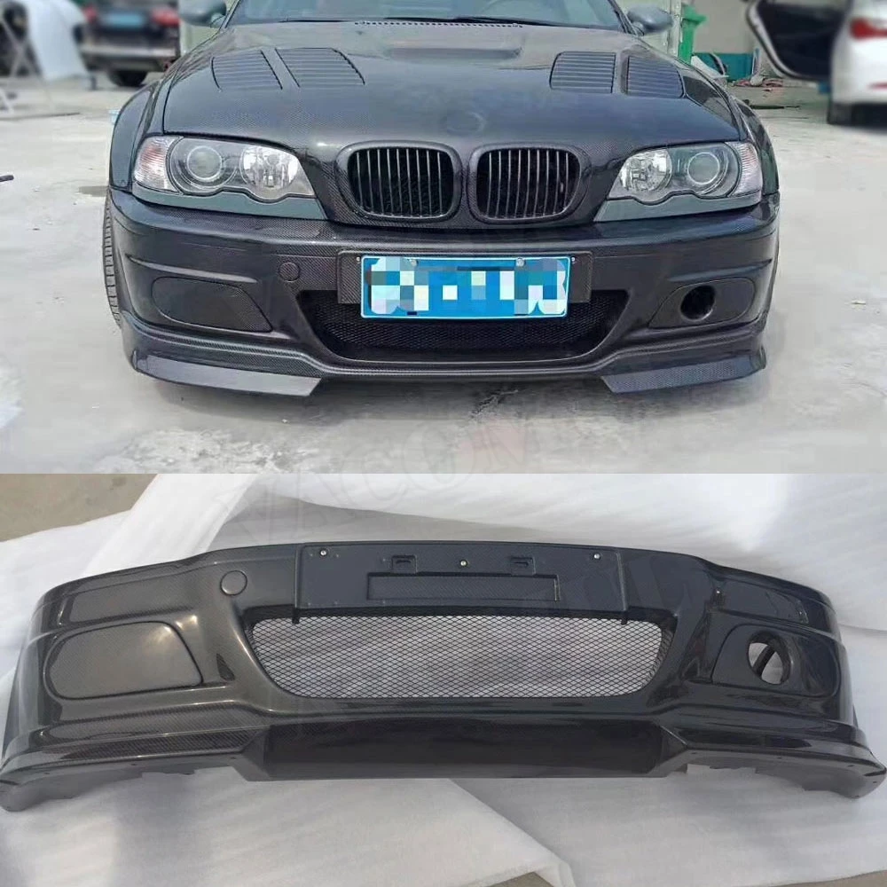Передний бампер из углеродного волокна для BMW 3 серии E46 M3 передний