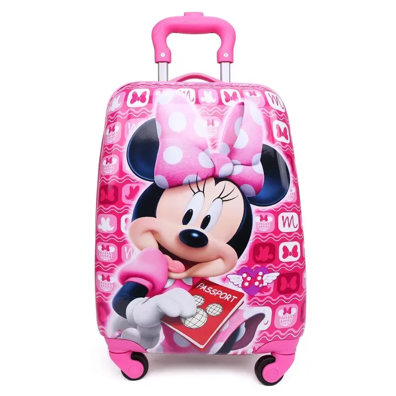 Cartoon suitcase 18 дюймов чемодан на колесиках, Детский чемодан на колесиках, чемодан для путешествий, чемодан для каюты, мультяшная Губка Боб, милая сумка для девочек - Цвет: Cartoon suitcase