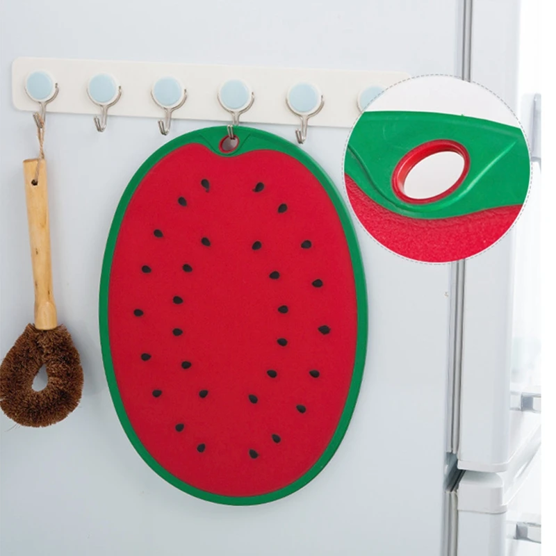 Fun Watermelon-Shaped Cutting Board Meat Large Pp Material Kitchen Utensils | Дом и сад