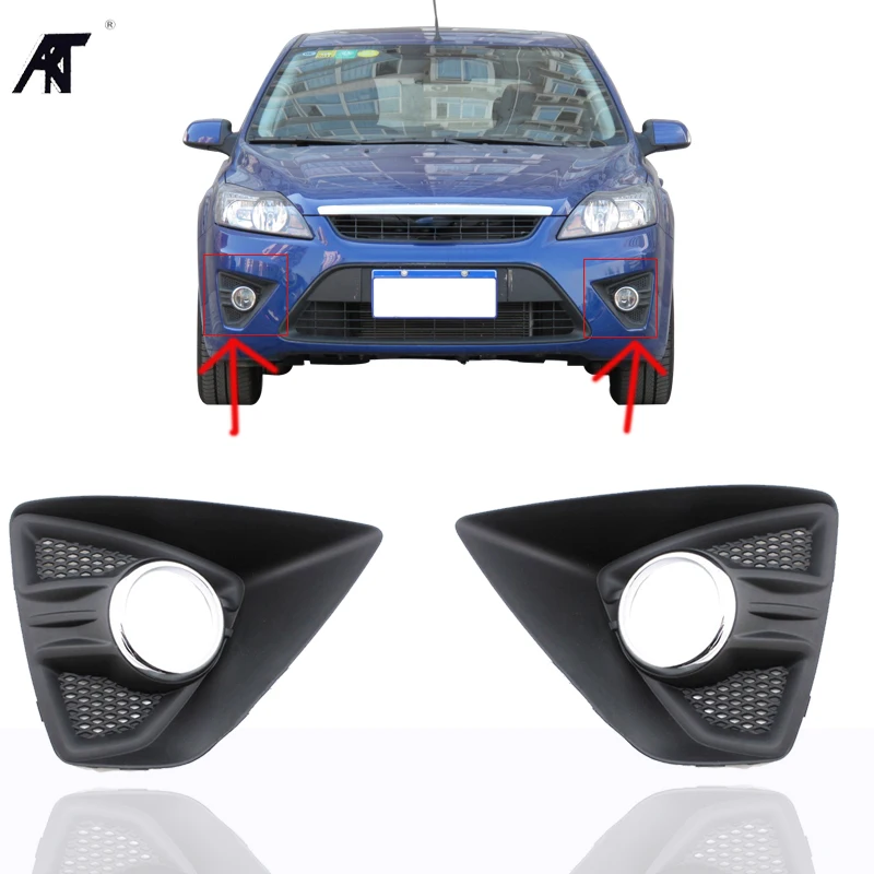 Правый и левый Боковой бампер противотуманная фара крышка решетка радиатора для