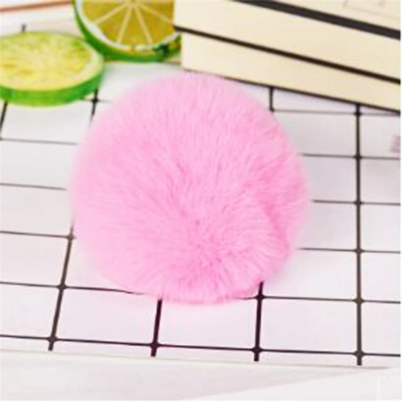 1 шт. милый большой Пушистый Плюшевый помпон 8 см для творчества мягкие помпоны