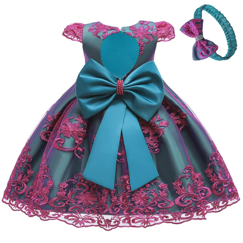 Милое детское платье подружки невесты для свадебной вечеринки с вышивкой