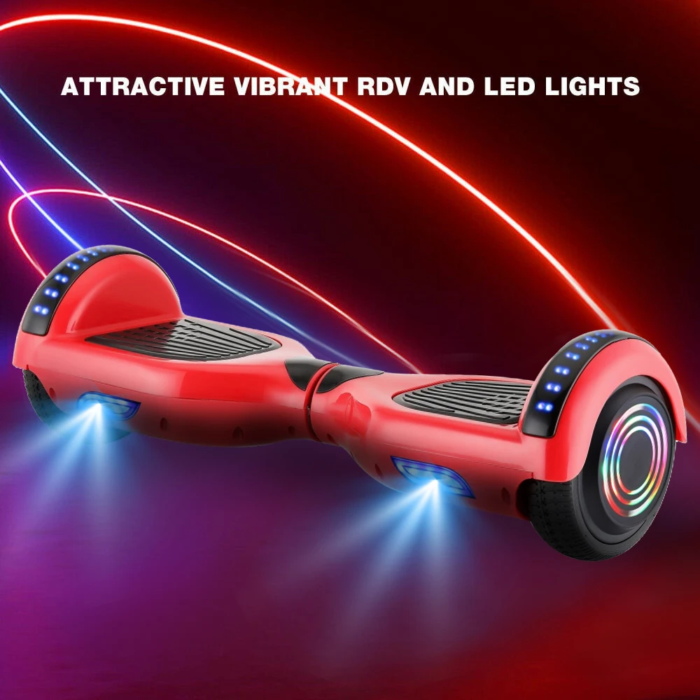 Ховерборд 6 5 дюймов хромированный электрический скутер умное приложение