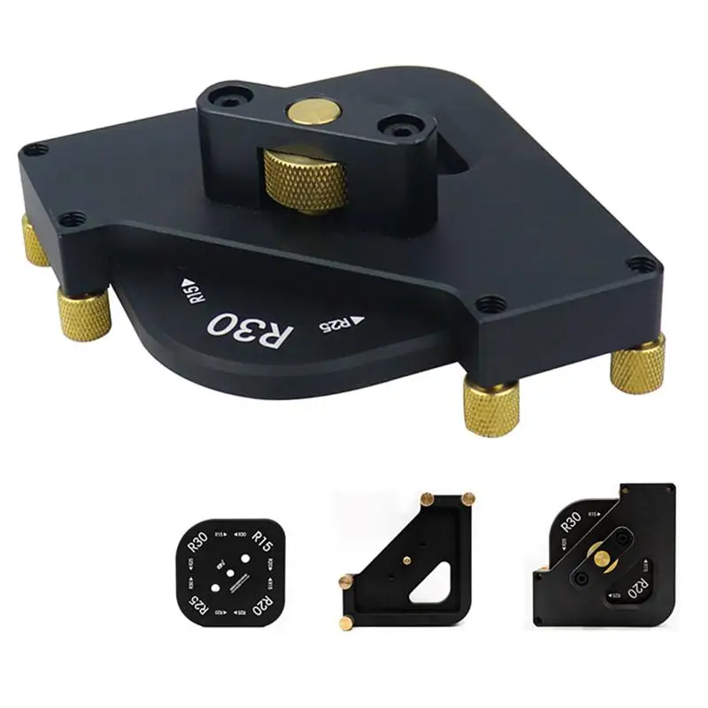 Litake 4 в 1 Угловой радиус Быстрый джиг маршрутизатор Таблица шаблон тринога