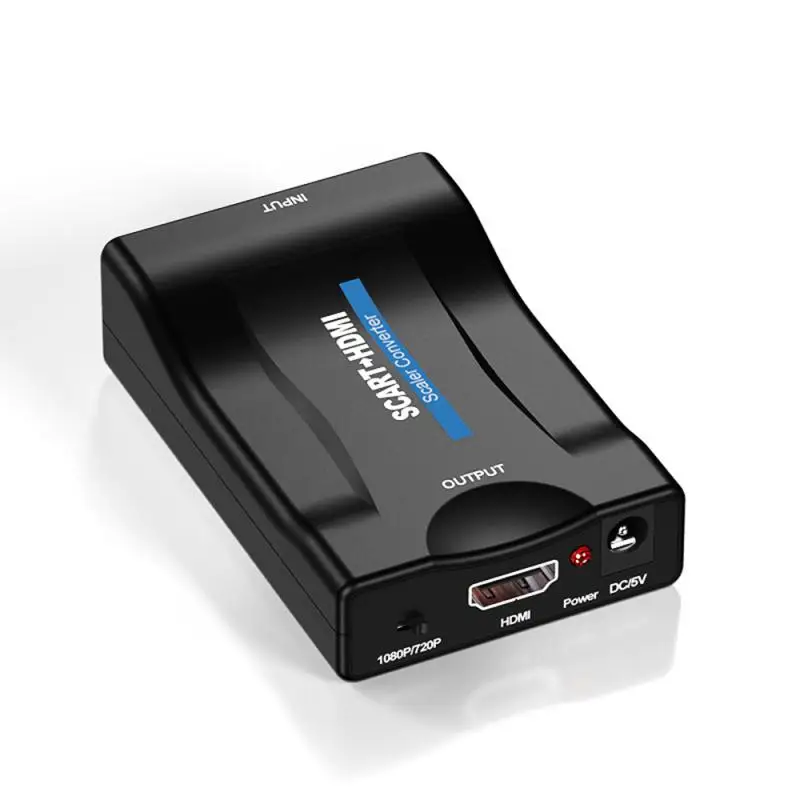 Фото 1080P SCART To HDMI Video Audio Upscale Converter AV Signal Adapter Receiver For HDTV Sky Box STB TV DVD With US/EU Power Plug 1080P SCART To HDMI Video Audio Upscale Converter AV Signal Adapter Receiver For HDTV Sky Box STB TV DVD With US/EU Power Plug