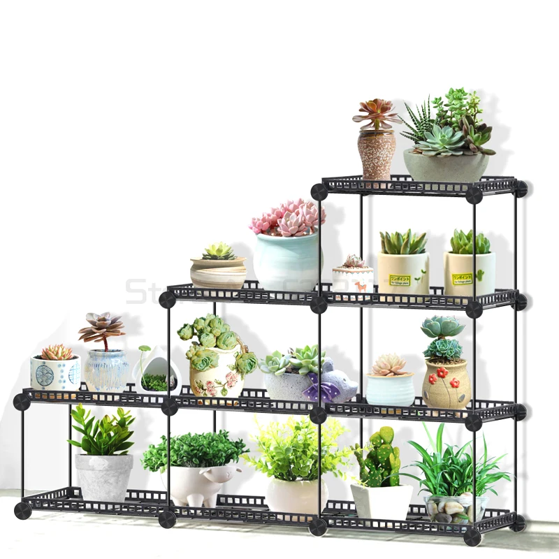 

Стойка для цветов из железа для мяса Fisker, экономичное качество, от балкона до земли, многоэтажная полка, рамка для размещения в гостиной