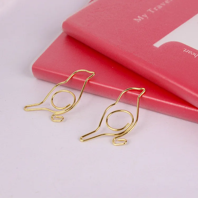 

Golden Bird Paper Clip Cartoon gold bird Paper Clip Cartoon Paper Clip Animal Paper Clip Clipes Klips Paperclip Metal Clip Paper