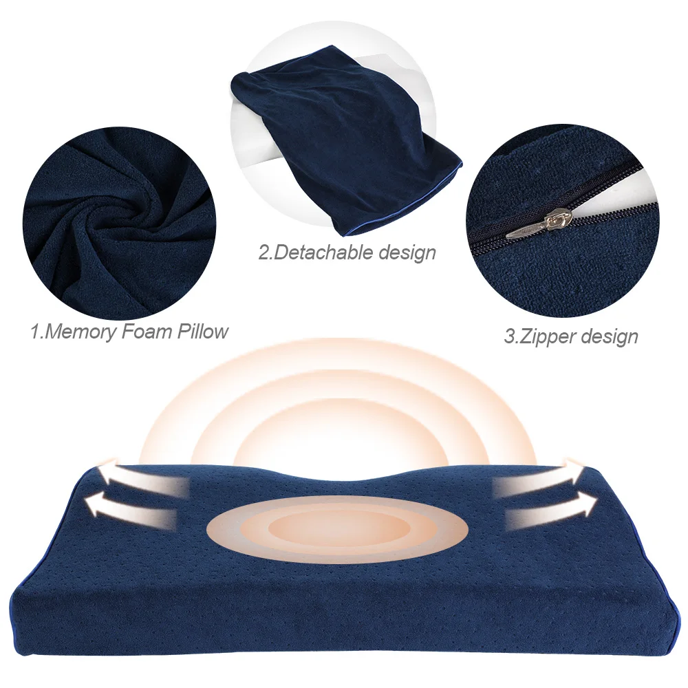 Пена памяти постельные принадлежности Подушка защита шеи медленное