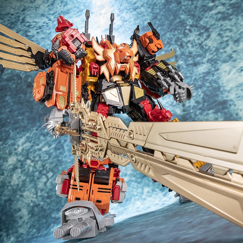 JinBao трансформация G1 MMC Predaking Feral Rex Predacons 6 в 1 улучшенная версия фигурка робота