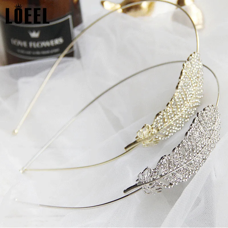 Женские заколки для волос золотистые/Серебристые шпильки-листья блестящие