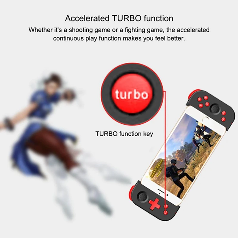 X6 Pro Bluetooth 2 4G беспроводной геймпад с функцией Turbo игровой контроллер телефона для