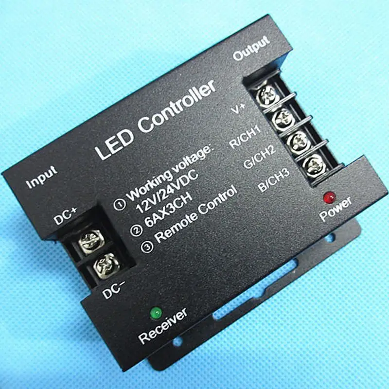 12-24V 18A RF Remote Wireless Touch Pad Panel RGB LED Controller controls for 5050 3528 Light | Освещение