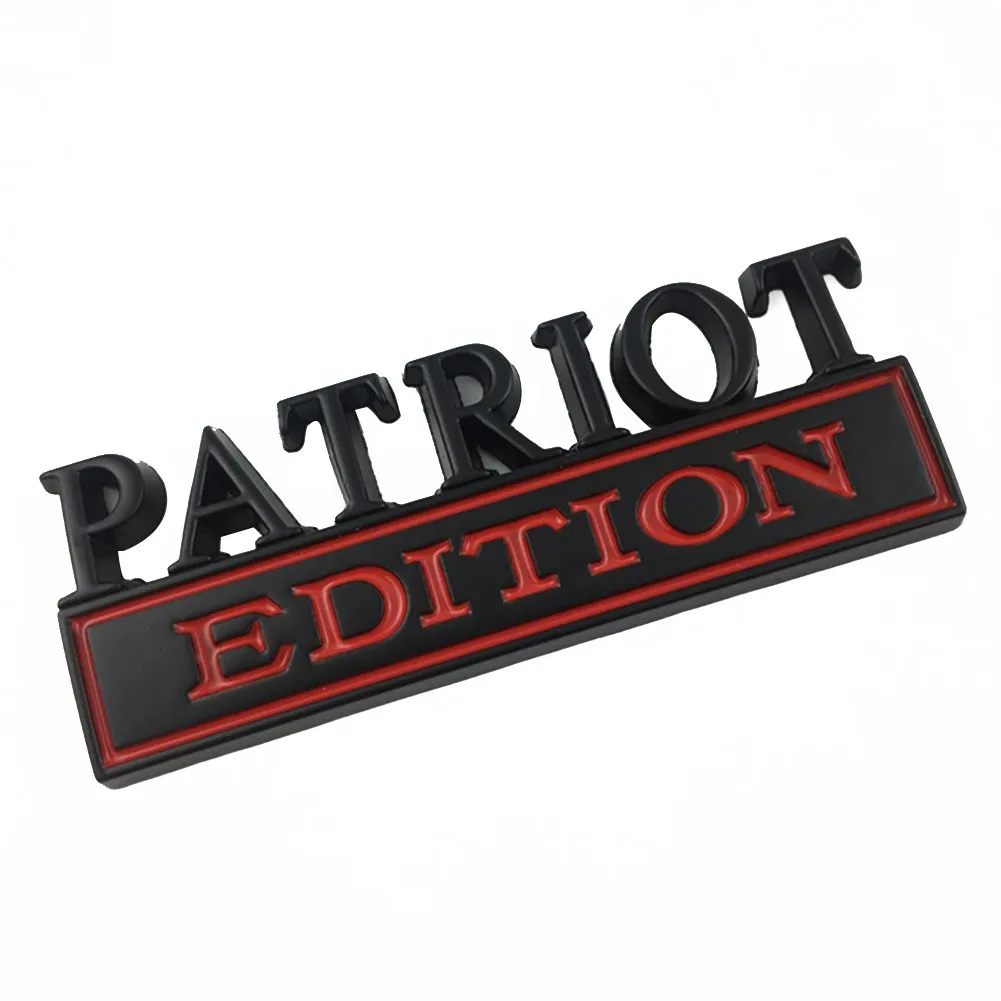 

PATRIOT EDITION Car Emblem Badges Rear Box Universal Vehicle Waterproof