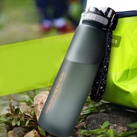 hot sports water bottle 650ml protein shaker outdoor travel portable leakproof drinkware plastic my drink bottle