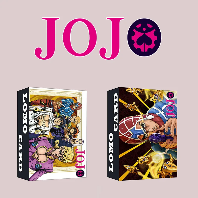 

30 Pcs/Set Japanese Anime One Piece,JoJo's Bizarre Adventure LOMO Card Postcard DIY Cartoon Character Greeting Cards