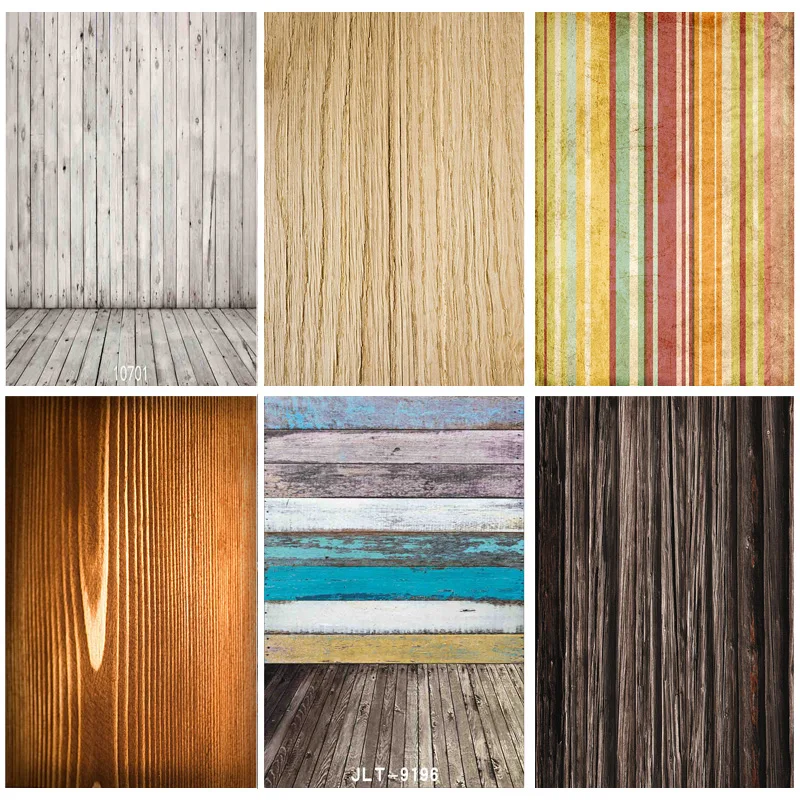 

SHUOZHIKE Art Fabric Vintage Color Wooden Planks Background Photo Backdrops For Photo Studio Background Props ZLSY-79
