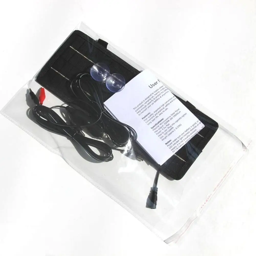 12V 4 5 W Портативный Панели солнечные Батарея Зарядное устройство резервного