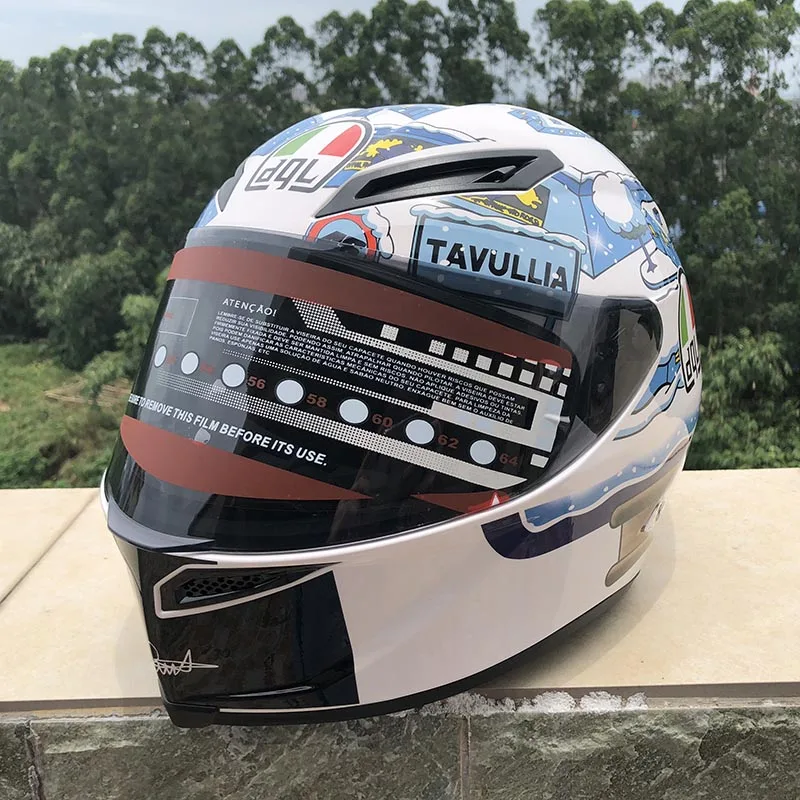 Dql moto rcycle misano ручной шлем с черный с козырьком шлем для мотогонок с полным лицом перекрестный большой хвост крыло шлем