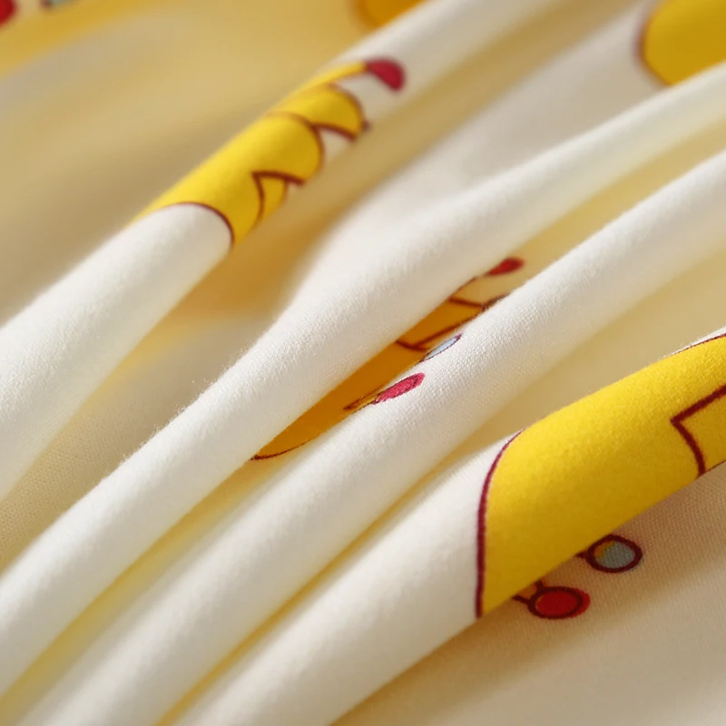 Домашний текстиль желтый комплект постельного белья 3/4 шт. геометрический