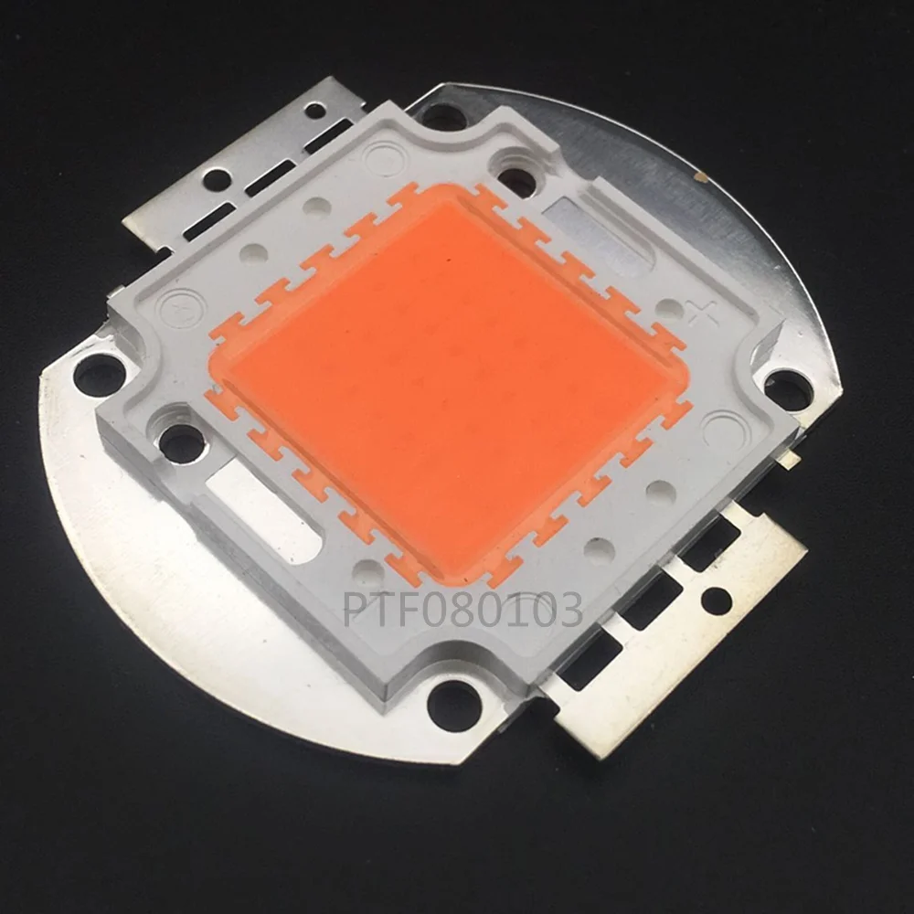 Светодиодный чип для выращивания растений 100 Вт. Светодиодная лампа полного