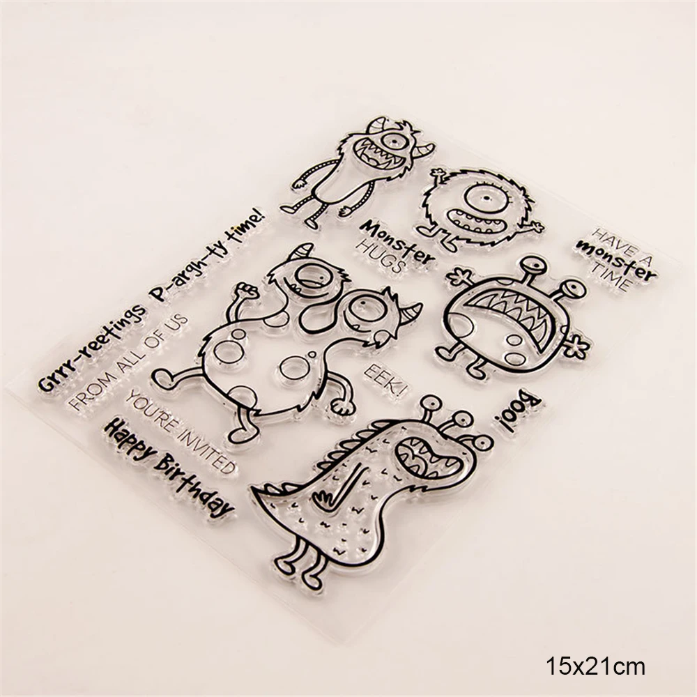 Штампы и штампы Monsters для скрапбукинга Новые поступления металлические