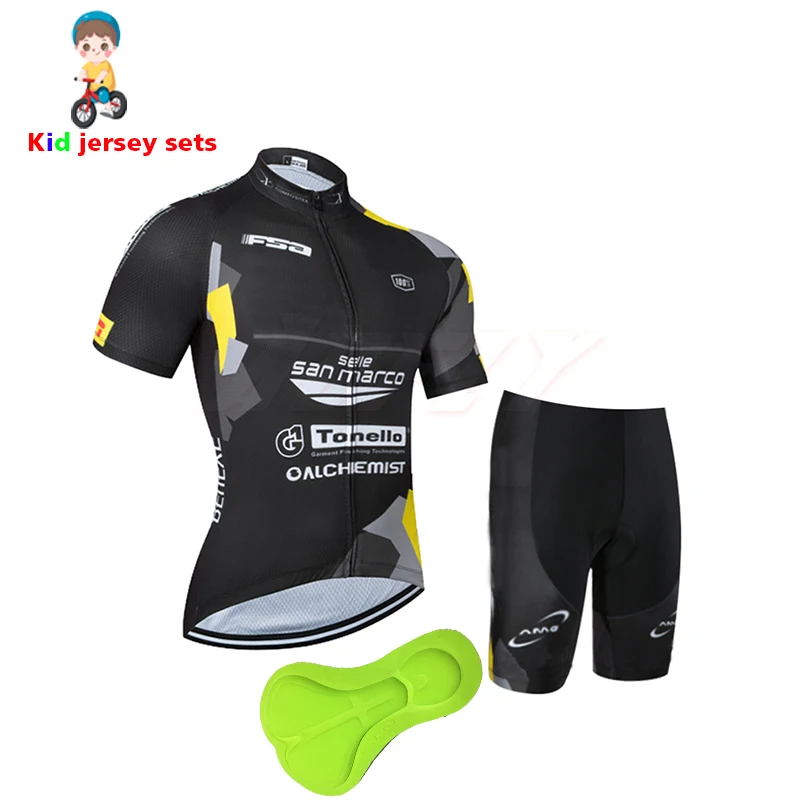 Новинка 2019 года: короткие велосипедные шорты pro team black selle San marco для мальчиков и