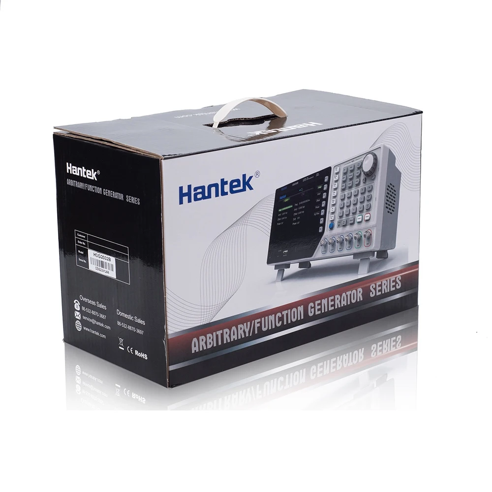 

Hantek HDG2032B 30MHz 16Bit 250MSa/s 64M Dual Channel Arbitrary Waveform Generator DDS Function Generator