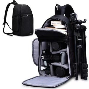 camera bag backpacks shoulder sling bag waterproof nylon shockproof scratch resistant dslr men women for canon nikon sony free global shipping