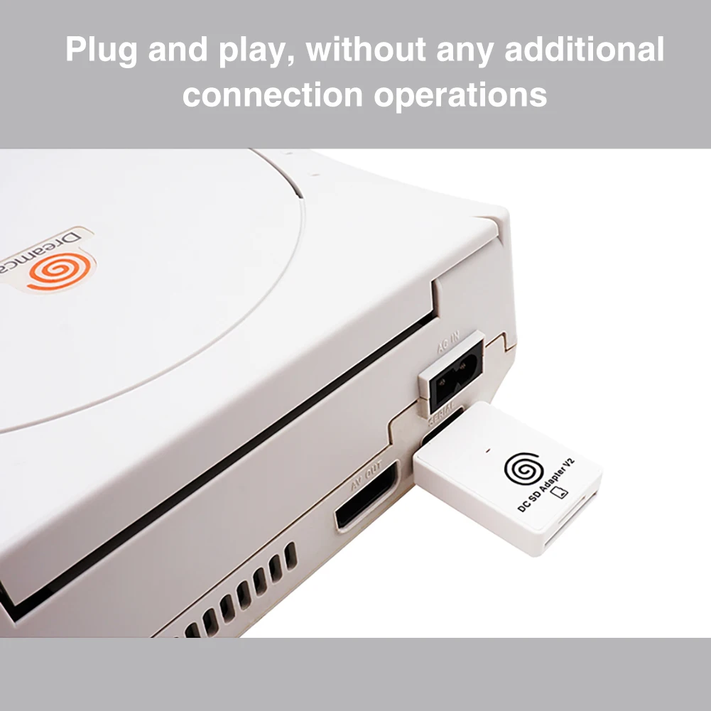 Преобразователь считывателя SD карт для Sega DC Dreamcast TF адаптер скоростной карты