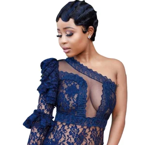 Парики из натуральных волос на кружевной основе с сапфиром, парики из натуральных волос на кружевной основе