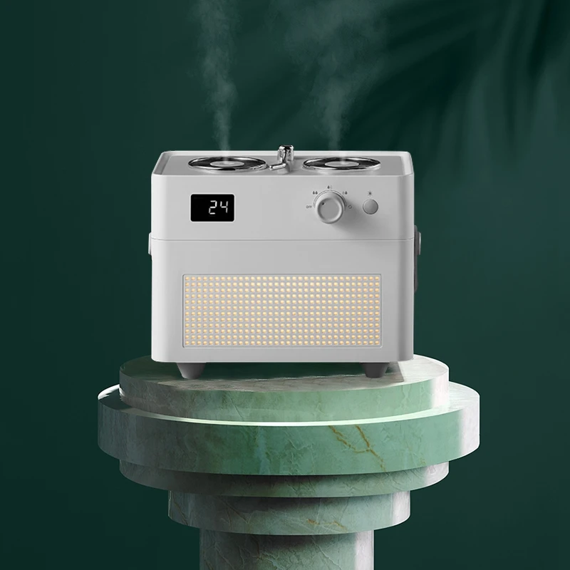 

Home Air Humidifier Retro Record Player Humidifier Double Nozzle Cool Mist Heavy Fog Ultrasonic USB Humidificador