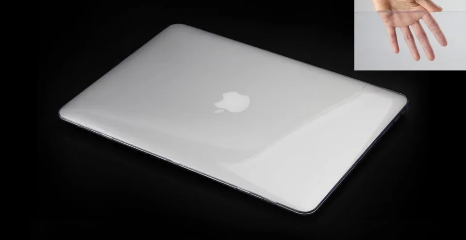 Лучший чехол для ноутбука MacBook 13 15 дюймов Pro с retina A1502 A1398/CD rom A1278 A1286+ крышка клавиатуры - Цвет: Crystal Transparent