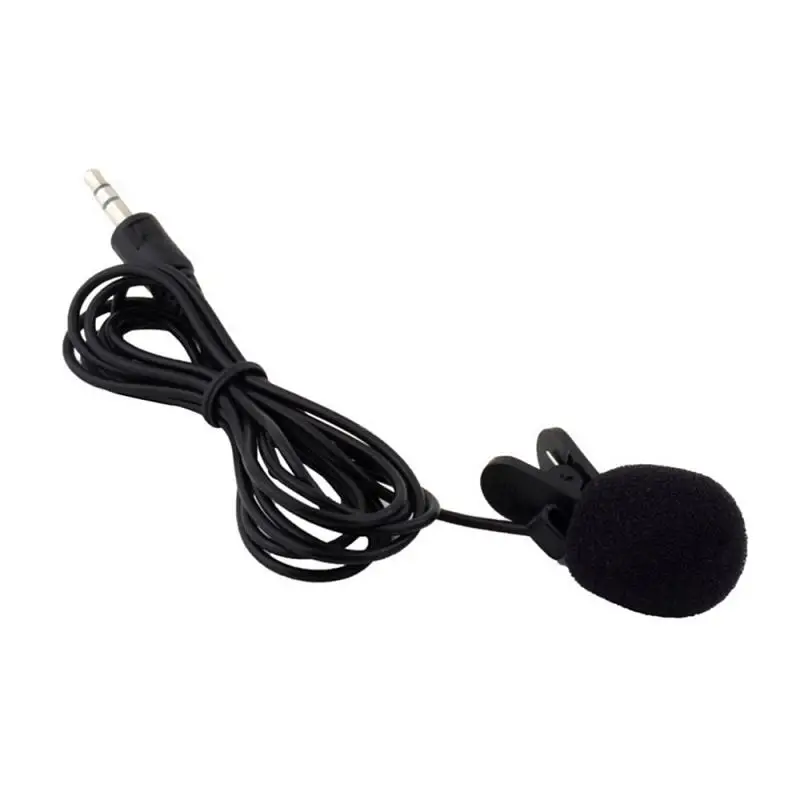 

3.5 MM Jack Wired Stereo Lavalier Handsfree Mini Car Microphone External Mic For Xiaomi Huawei PC Car DVD GPS Player Radio