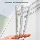 Линейка с прозрачными треугольными боковыми шкалами, инструмент для рисования, пластиковые школьные и офисные принадлежности, канцелярские принадлежности, 15 см, 20 см, 2 шт.