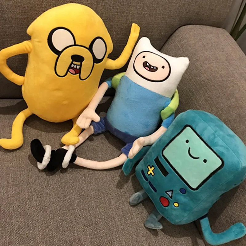 

2021 Adventure Time Plush Toys Finn Jake BMO Soft Stuffed Animal Dolls For Kid Birthday Gift