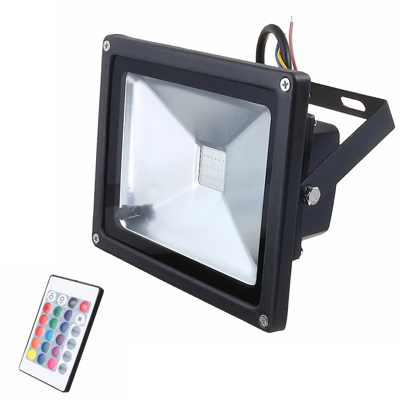 AC85-265V 20 вт RGB светодиодный прожектор Водонепроницаемый дистанционного Цвет