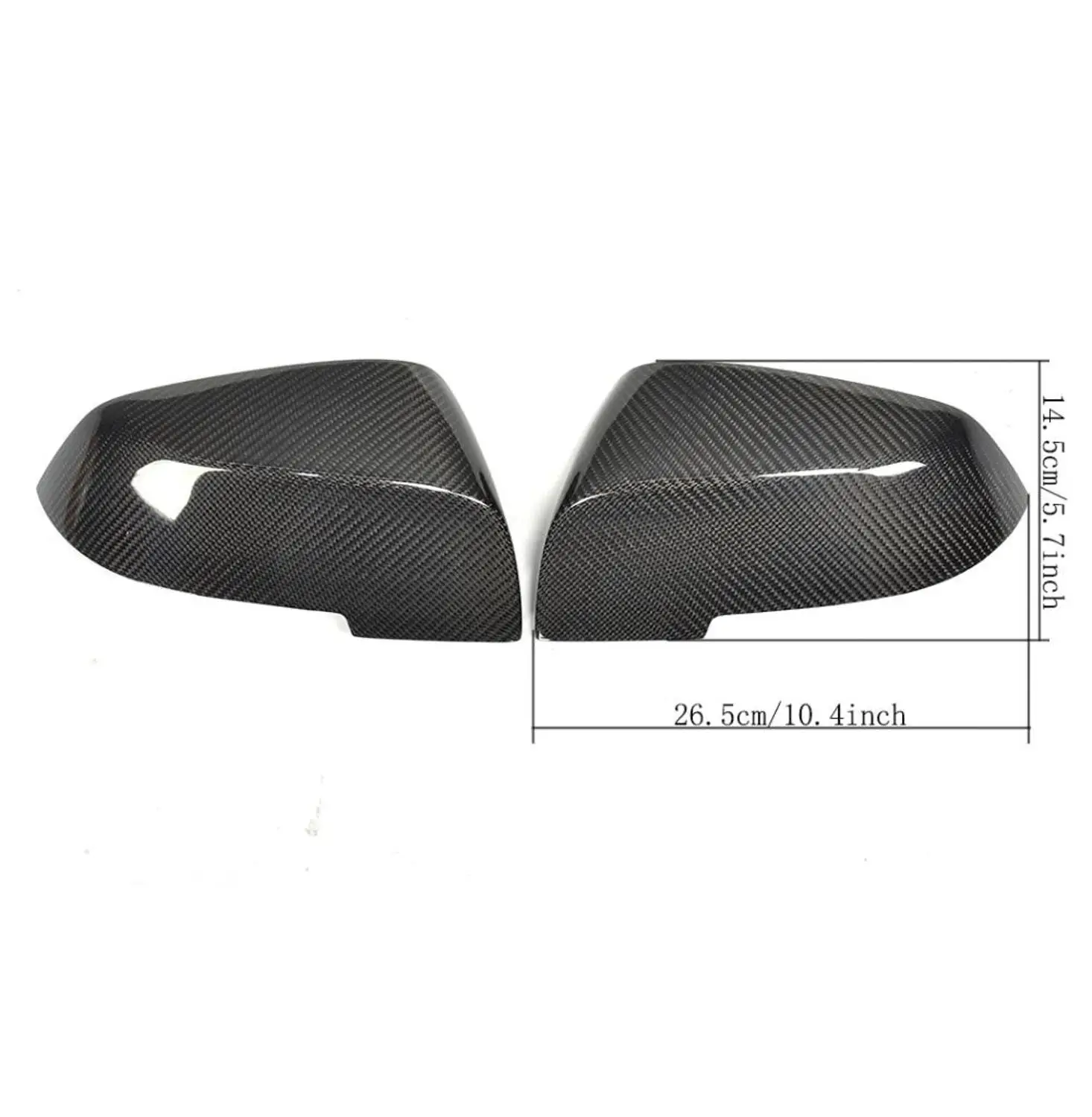 

Carbon Fiber Car Rearview Mirror Caps for BMW 5 6 7 Series F10 F18 F06 F12 F01 F02 Side Mirror Covers Replacement Caps Shell