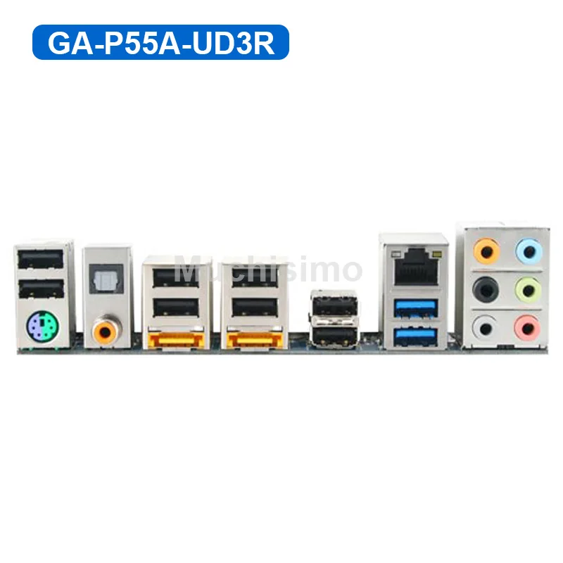LGA 1156 DDR3 Gigabyte GA-P55A-UD3R оригинальная материнская плата 16 Гб DDR3 USB3.0 P55 в P55A-UD3R настольных SATA3