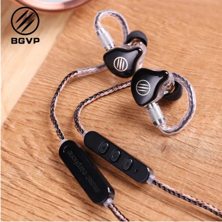Auriculares BGVP DS1 PRO Hi Fi 1DD + 2BA фирма &quothíbrida en la ореха tipos de IEM OCC con Мик/OCC Позолоченные