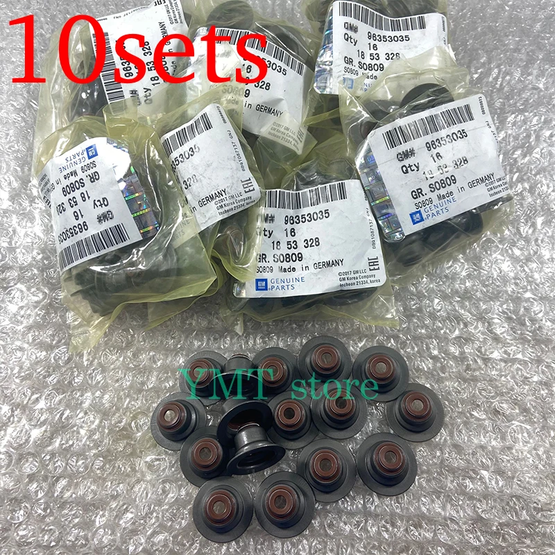 10 комплектов двигателя клапан уплотнение для Buick Excelle 1.6L Chevrolet Aveo Cruze Daewoo Nubira Optra