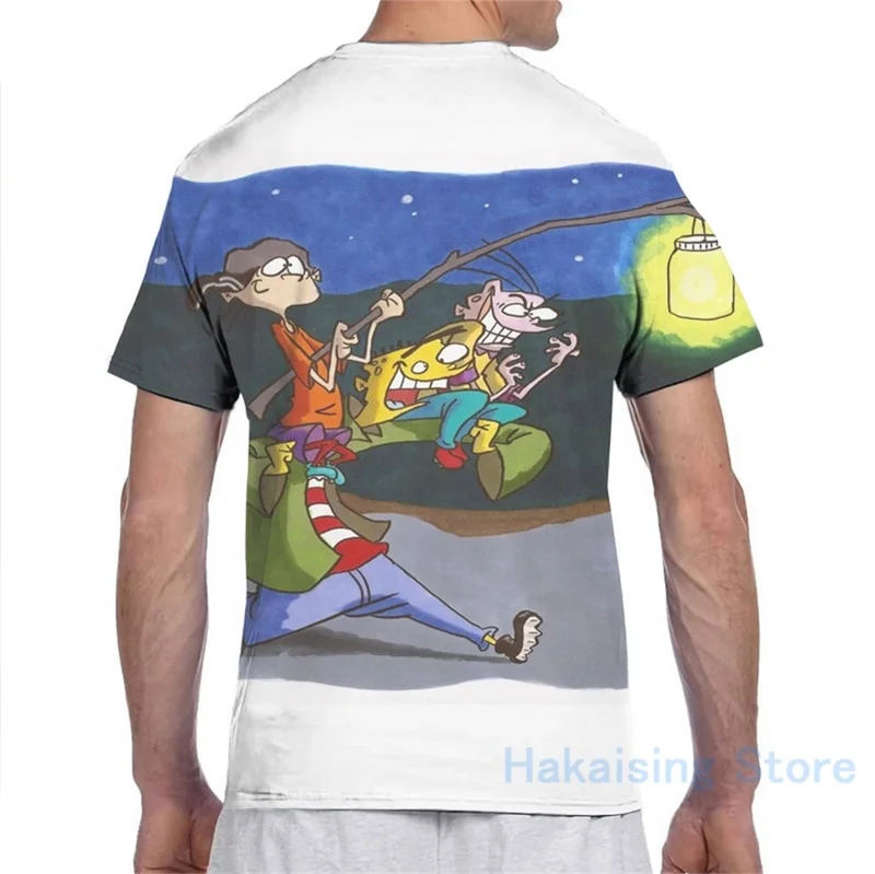 Ed Edd n Eddy Мужская футболка женская с принтом модная для девочек топы мальчиков