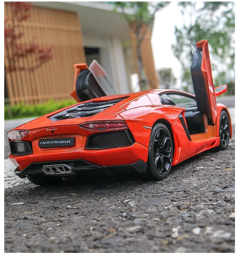 welly 1:24 Lamborghini LP700 car alloy car model simulation car decoration collection gift toy Die casting model boy toy