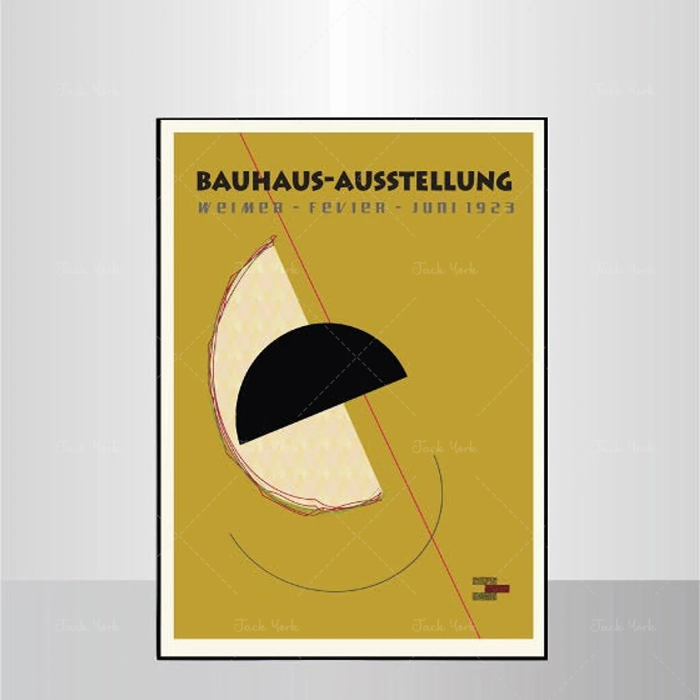 Плакат Баухауса Выставочный принт Герберт Бейнер Принт Уолтер Гринпиус