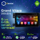 1280*720 Android 10,0 K3 K6 плюс Автомобильный мультимедийный авто радио для Защитные чехлы для сидений, сшитые специально для Suzuki Grand Vitara 2005 - 2015 4 аппарат не привязан к оператору сотовой связи аудио GPS плеер 8 ядро