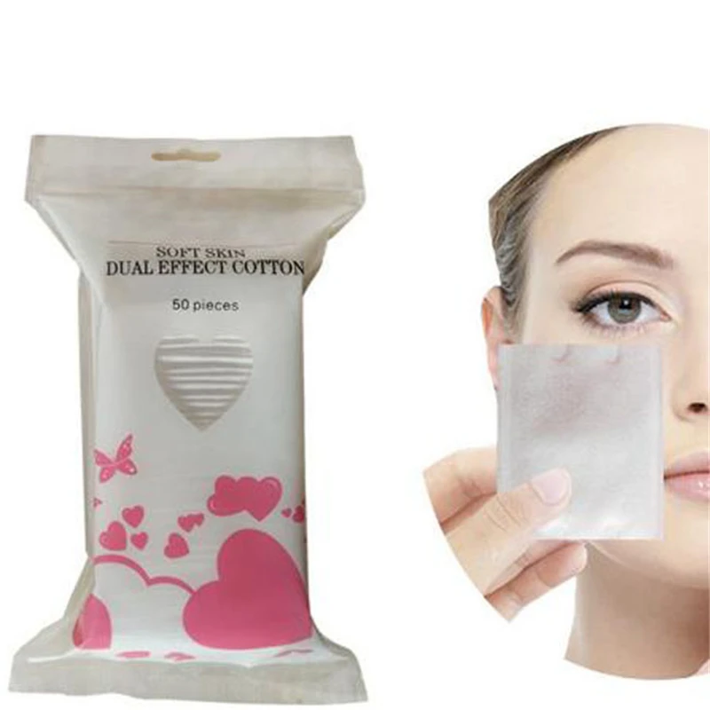 Высококачественные ватные салфетки для чистки кожи лица косметические тампоны