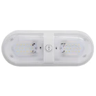 RV светильник s интерьер с переключателем, светодиодный потолочный двойной светильник e для автомобиляRVприцепакемпералодки DC12V натуральный белый