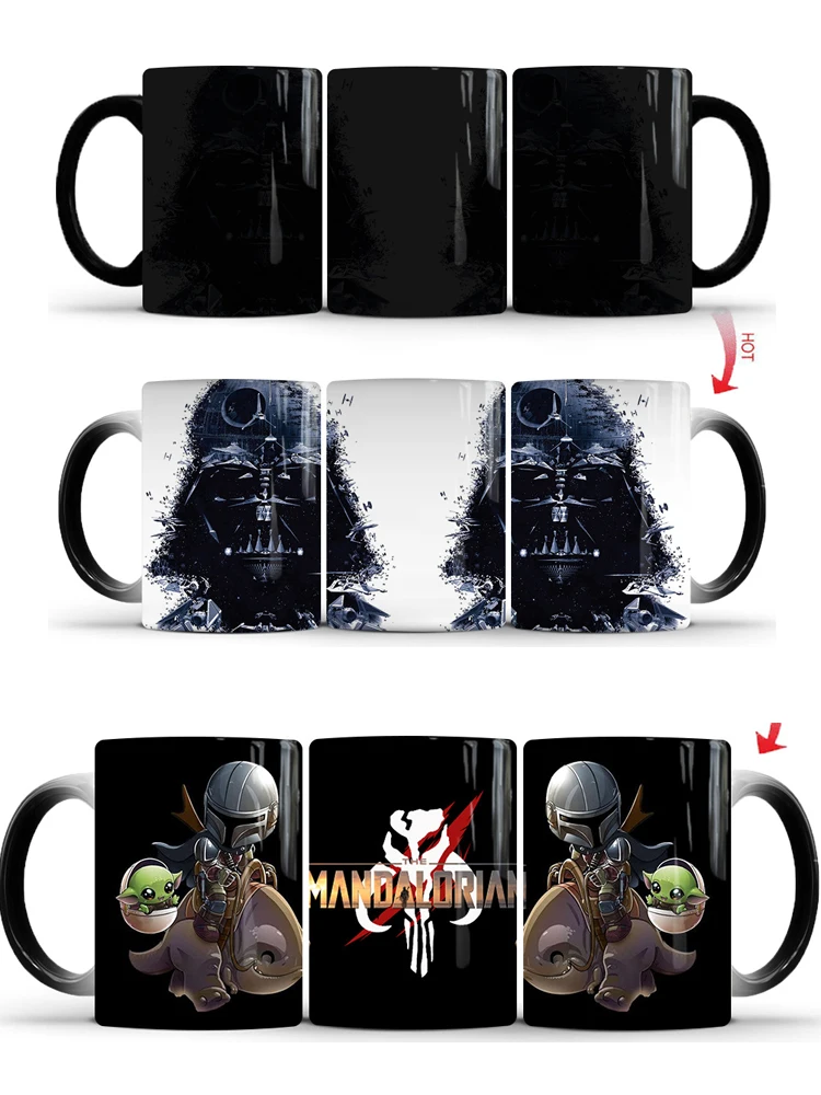 Новинка 2020 меняющая цвет кружка Звездные войны световой меч тепло раскрывает