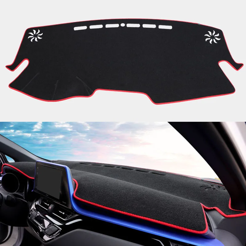 

Car Left Right Hand Drive Dashboard Cover Mat Sun Shade Cushion Pad Protector Carpet For Toyota CHR C-HR 2021 2018 2019 2020